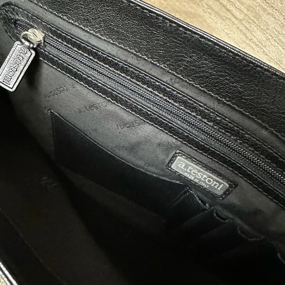 Black Leather Briefcase